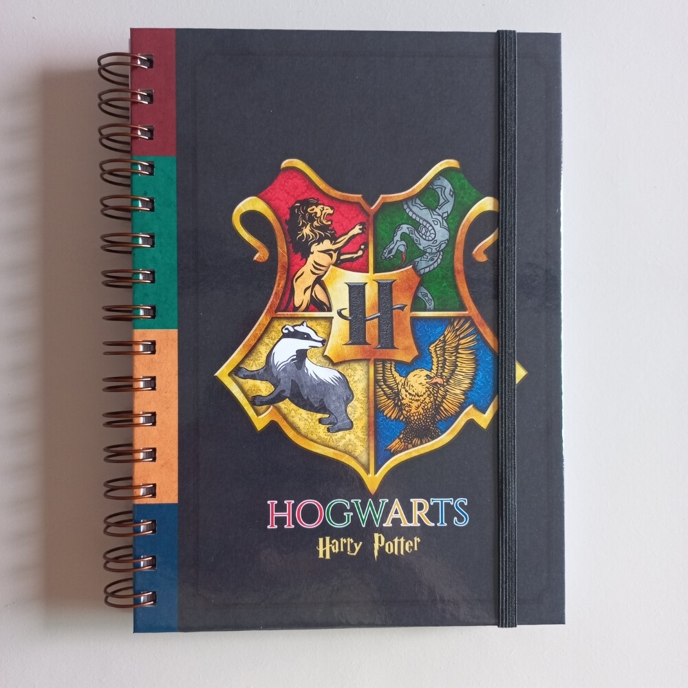 Caderno Hogwarts Harry Potter Personalizado com Button Brochê |