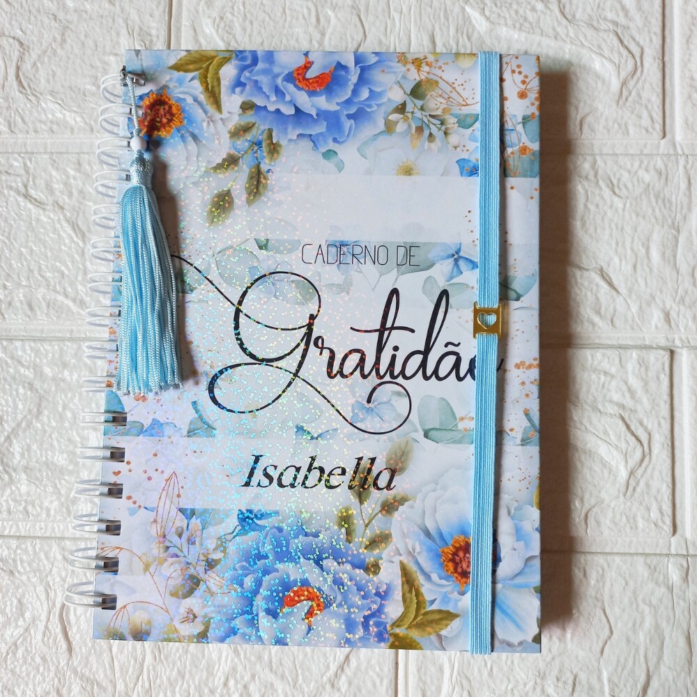 Caderno da Gratidão Personalizado com Nome | Diário de Gratidã