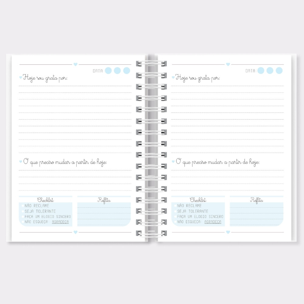 Caderno da Gratidão Personalizado com Nome | Diário de Gratidã
