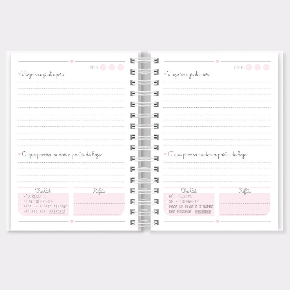 Caderno da Gratidão Personalizado com Nome | Diário de Gratidã
