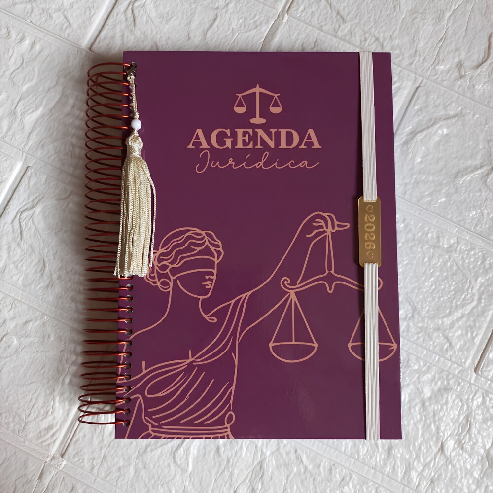 Agenda Jurídica Personalizada 2027 para Advogados