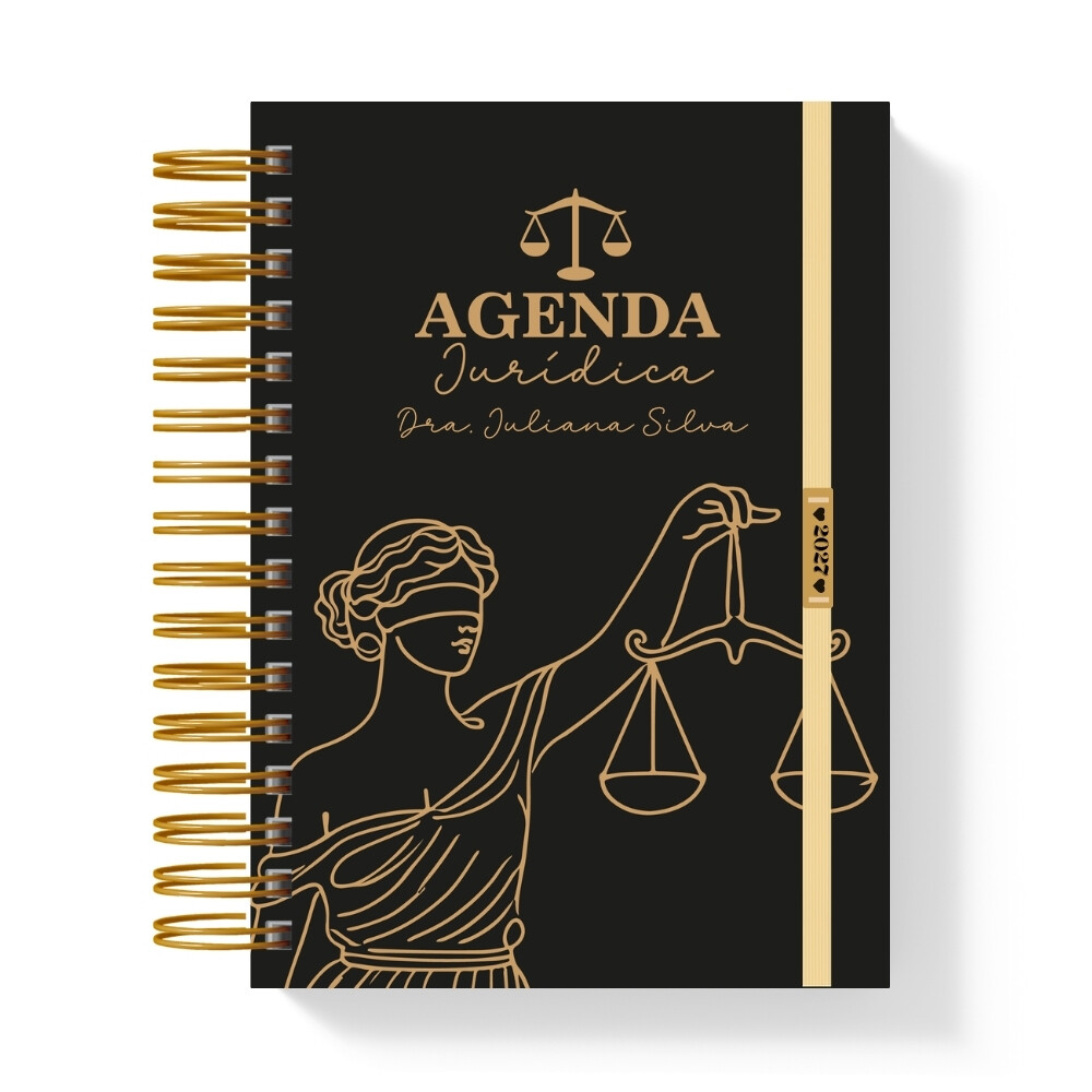 Agenda Jurídica Personalizada 2027 para Advogados