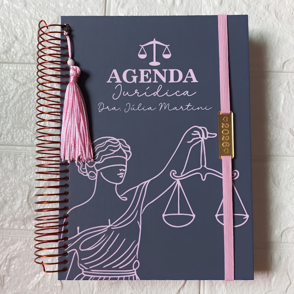 Agenda Jurídica Personalizada 2027 para Advogados