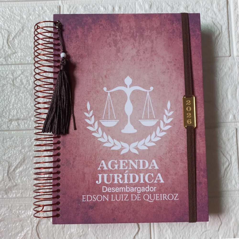 Agenda Jurídica Personalizada 2027 para Advogados