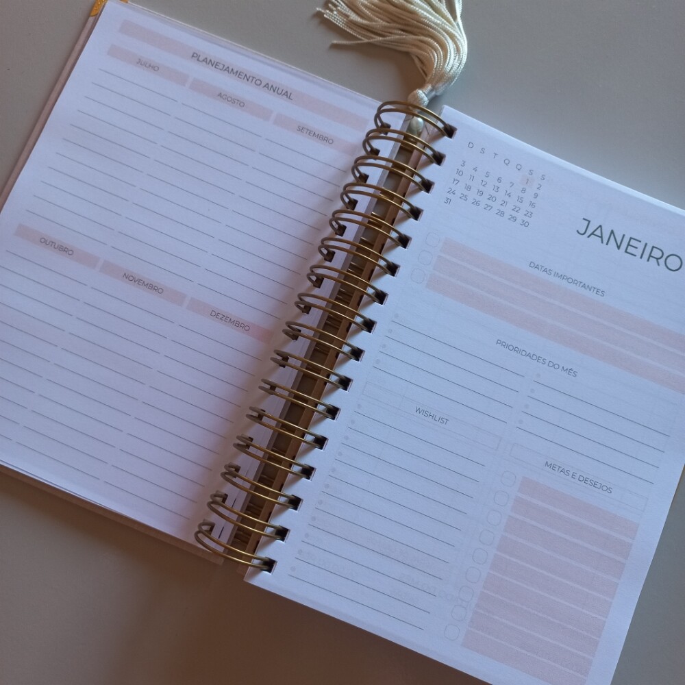 Agenda 2027 Personalizada A5 com Nome | Agenda Datada Minimalista