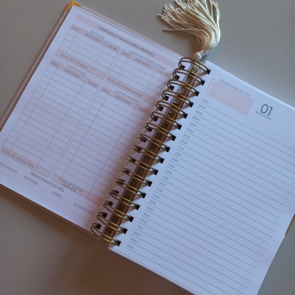 Agenda 2027 Personalizada A5 com Nome | Agenda Datada Minimalista