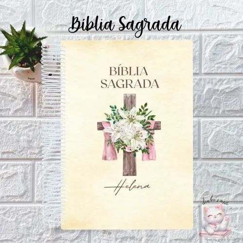 Bíblia Sagrada Personalizada - Católica ou Evangélica | Dinha'