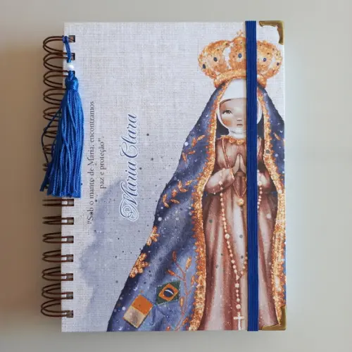 Agenda Católica 2027 Personalizada Nossa Senhora A5 Fé