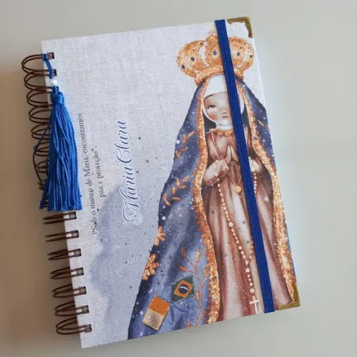 Agenda Católica 2027 Personalizada Nossa Senhora A5 Fé