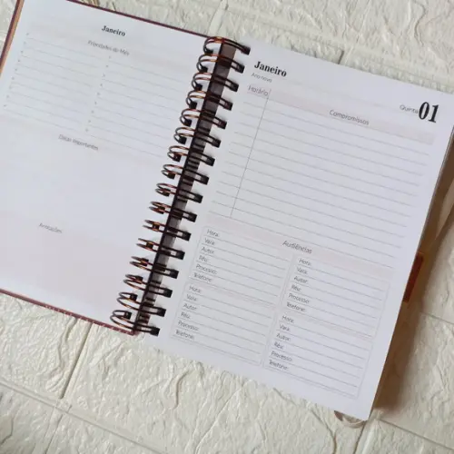 Agenda Jurídica 2026 Personalizada com Nome - Capa Deusa