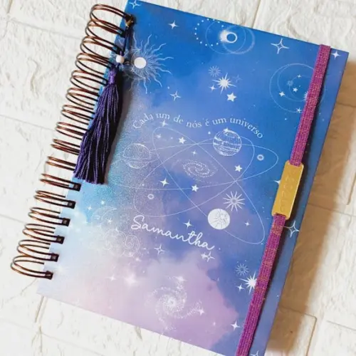 Agenda Mística 2026 Clássica A5 Astrologia Holográfica