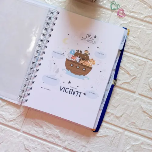 Caderneta de Vacinação Personalizada para Bebê Caderneta de Sa