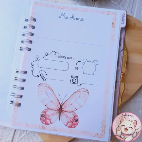 Caderneta de Vacinação Personalizada para Bebê Caderneta de Sa