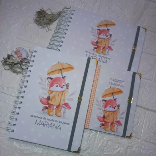 Kit Bebê Raposinha Personalizado