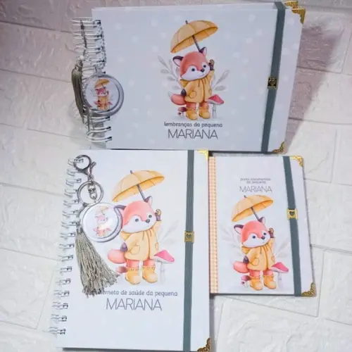 Kit Bebê Raposinha Personalizado