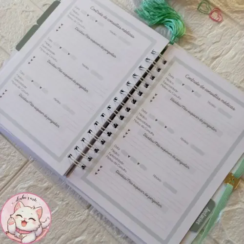Kit Caderneta de Vacina, Livro do Bebê e Porta Documentos