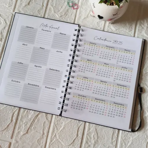 Planner Diário Caveira Mexicana 01