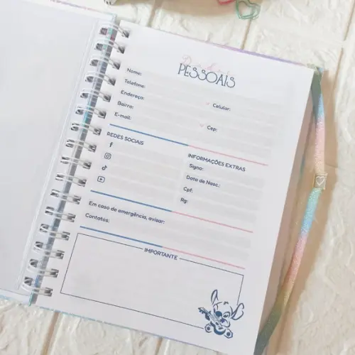 Planner Diário Stitch 02