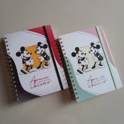📚 Caderno Mickey Vintage Retrô Personalizado ✨