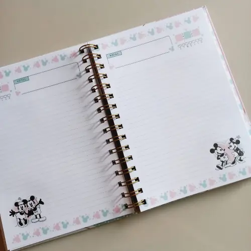 Caderno Mickey Vintage Retrô Personalizado