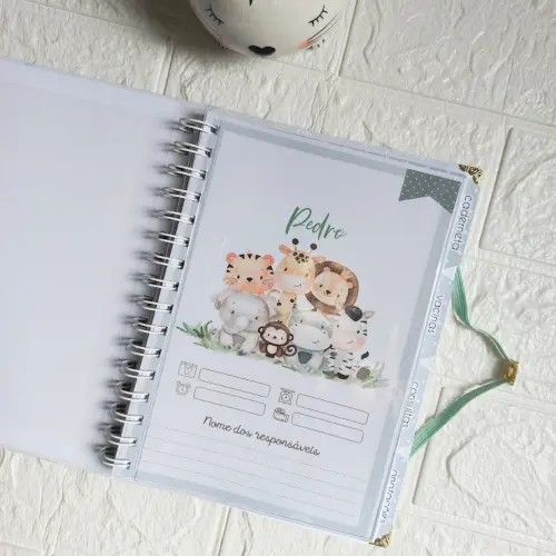 Caderneta de Saúde Safari Personalizada