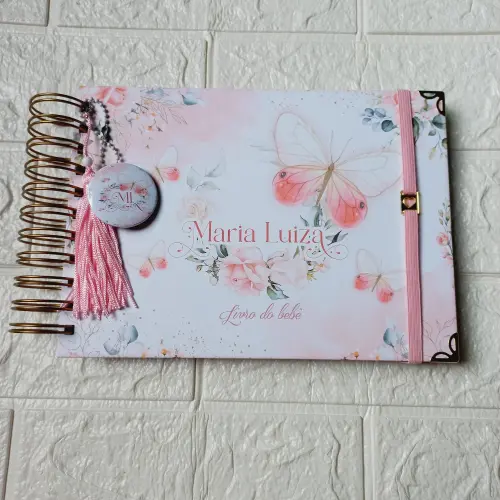 Kit Bebê Borboleta Personalizado com Acabamento Premium