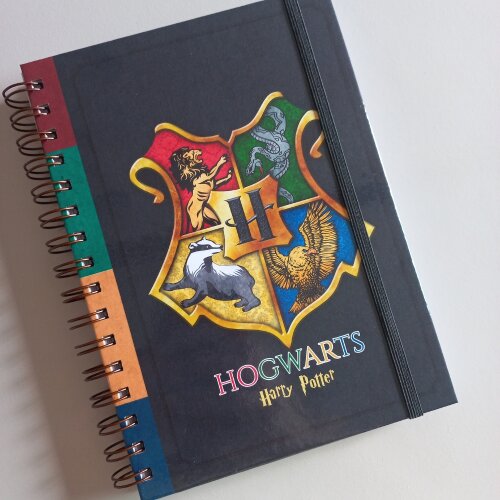 Caderno Hogwarts Harry Potter Personalizado com Button Brochê |