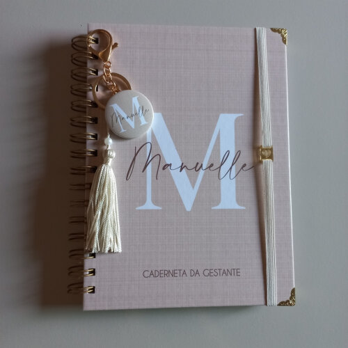 Caderneta da Gestante Personalizada Minimalista e Elegante