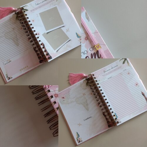 Diário de Viagem Personalizado A5 | Planner de Viagem com Fotos