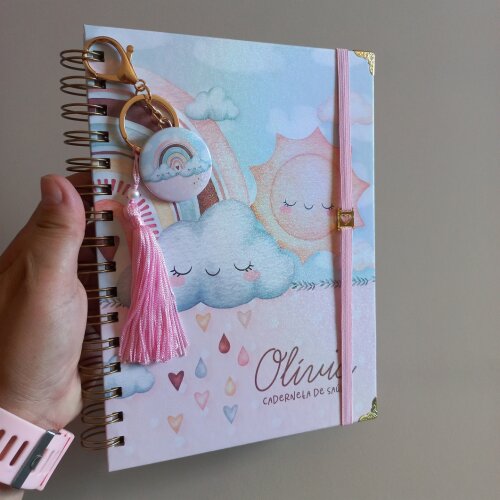 Caderneta de Vacinação Personalizada com Nome Menina | Cadernet