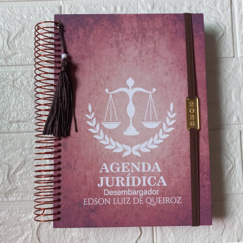 Agenda Jurídica Personalizada 2027 para Advogados