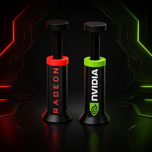 Suporte Vertical Ajustável para GPU Placa de Vídeo | Anti-Sag Gamer Colorido para PC