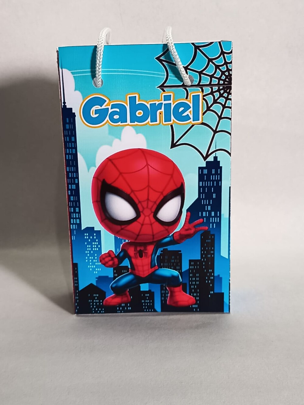SACOLINHA PERSONALIZADA HOMEM ARANHA