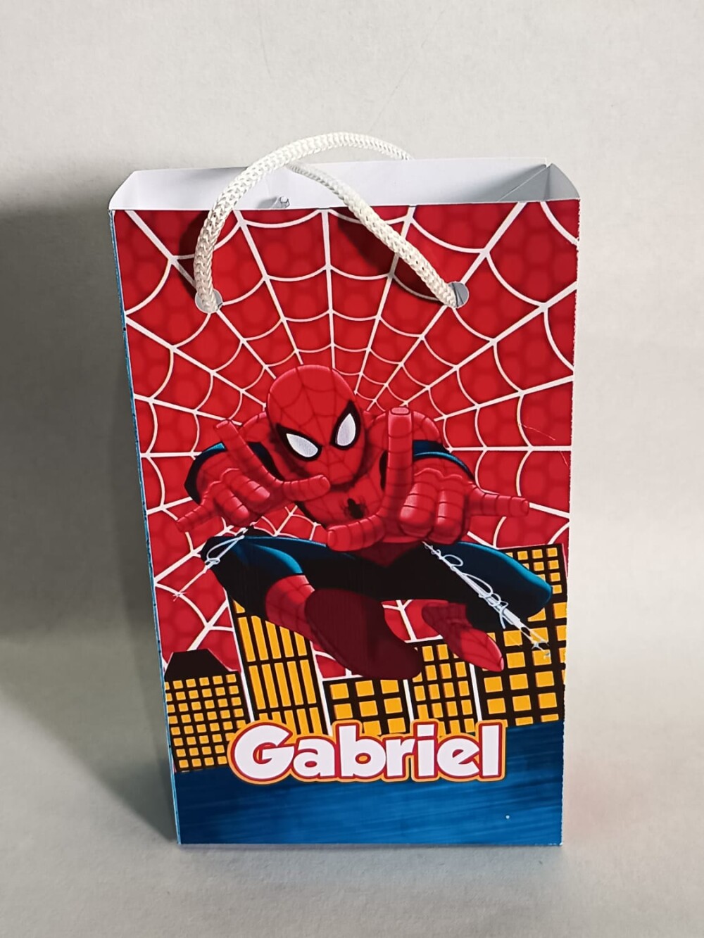 SACOLINHA PERSONALIZADA HOMEM ARANHA