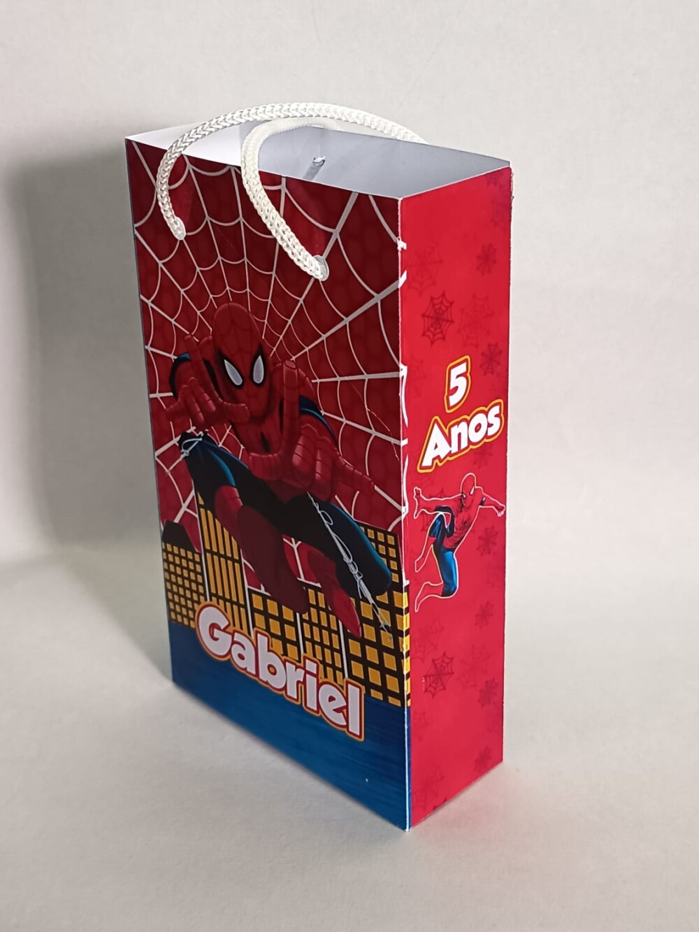 SACOLINHA PERSONALIZADA HOMEM ARANHA