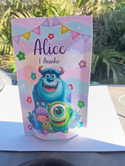saquinho ziplock personalizados (fazemos qualquer tema)