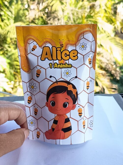 saquinho ziplock personalizado ursinho pooh