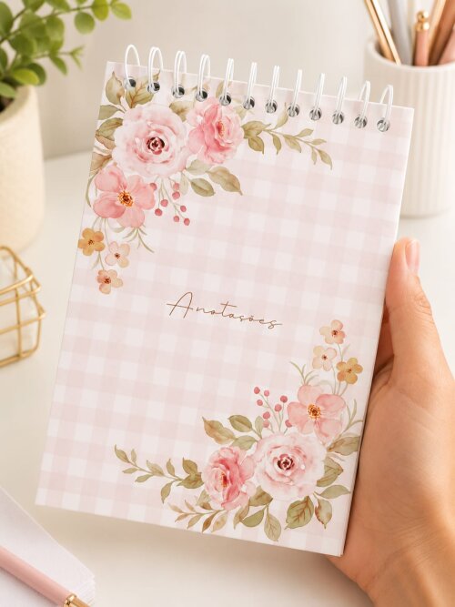 Bloquinho de Anotação Personalizado A6 ✨