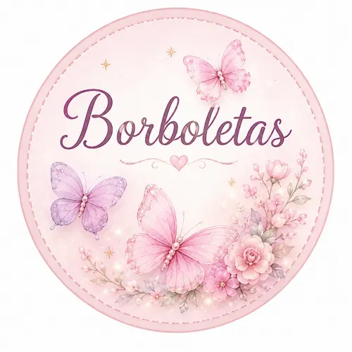 Borboletas  meia de seda