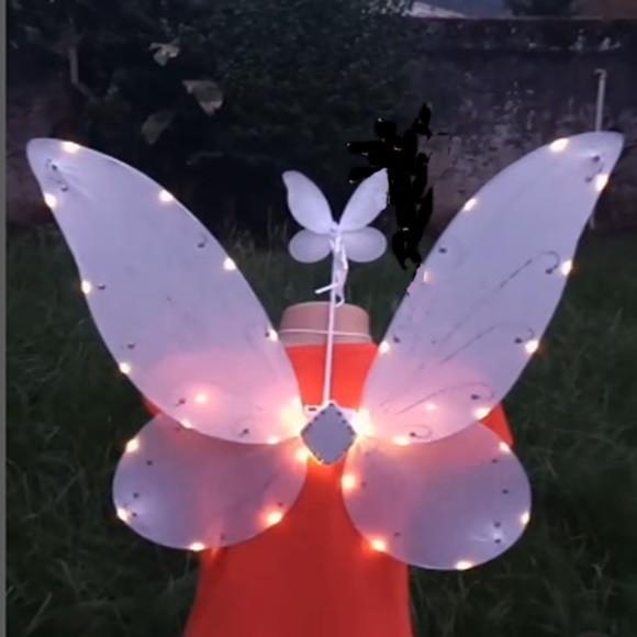 Kit Asa de Fada Sininho com Led