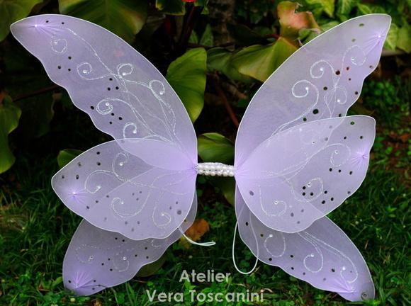 Asa de fada lilas