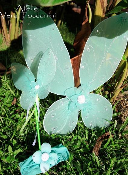 Kit Asa de Fada Sininho para Criança (tinker Bell)