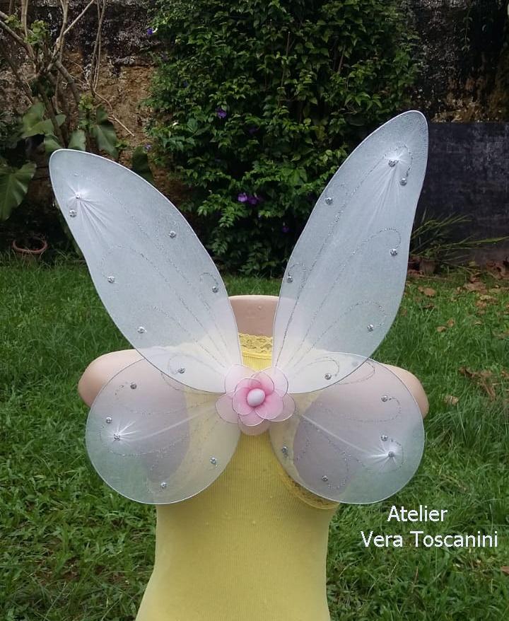 🧚‍♀️ Asa de Fada Sininho Infantil Artesanal