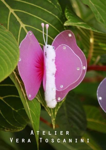 Kit de Borboleta Meia de Seda para Decoração