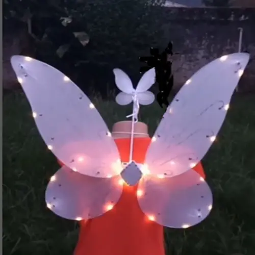 Kit Asa de Fada Sininho com Led