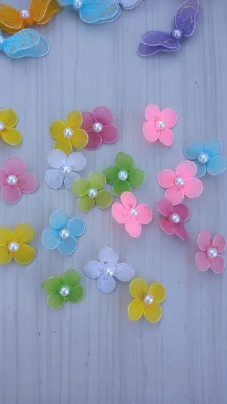 15 Mini Flores para Aplique