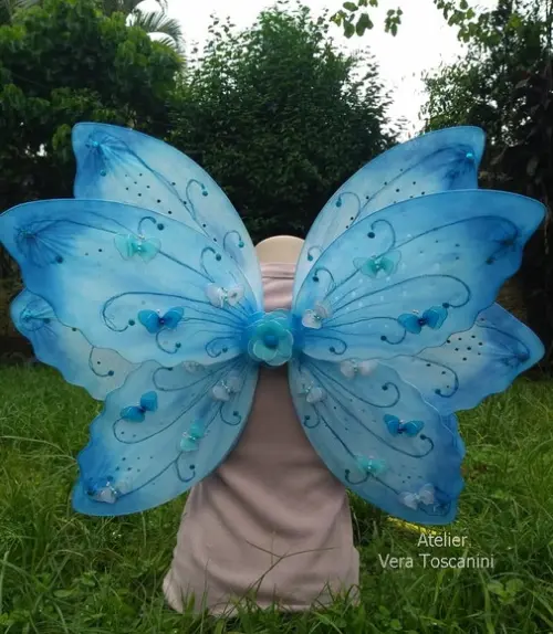 Kit Asa de Fada Mesclada com Borboletas