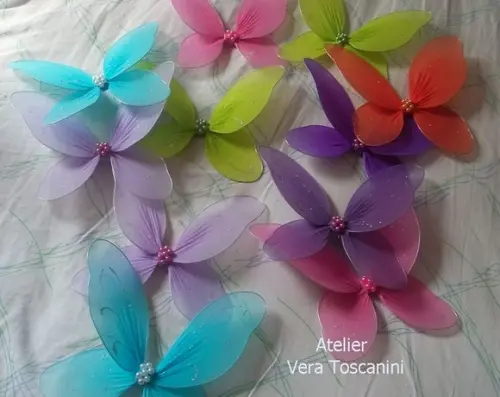 Kit 15 Mini Asa de Fada Sininho para Tubete ou Decoraçao