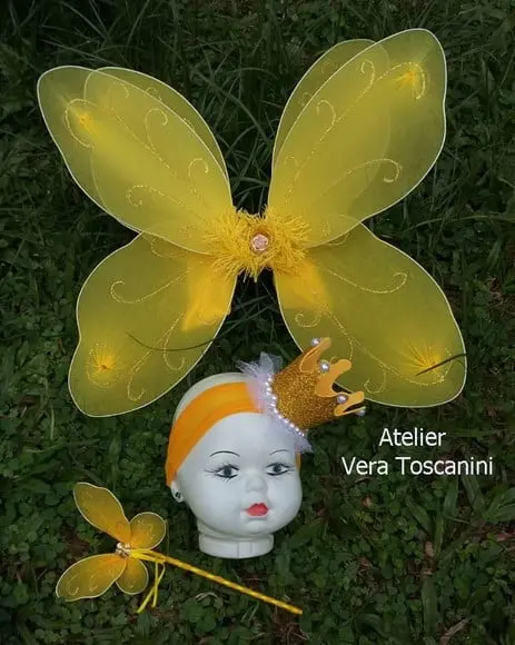 Fantasia asa de fada princesa kit