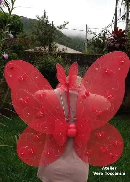 Kit Asa de Borboleta para Adulto